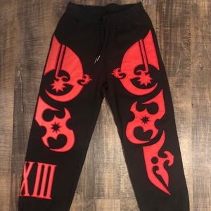 Ktz tattoo 3m reflective patch sweatpants